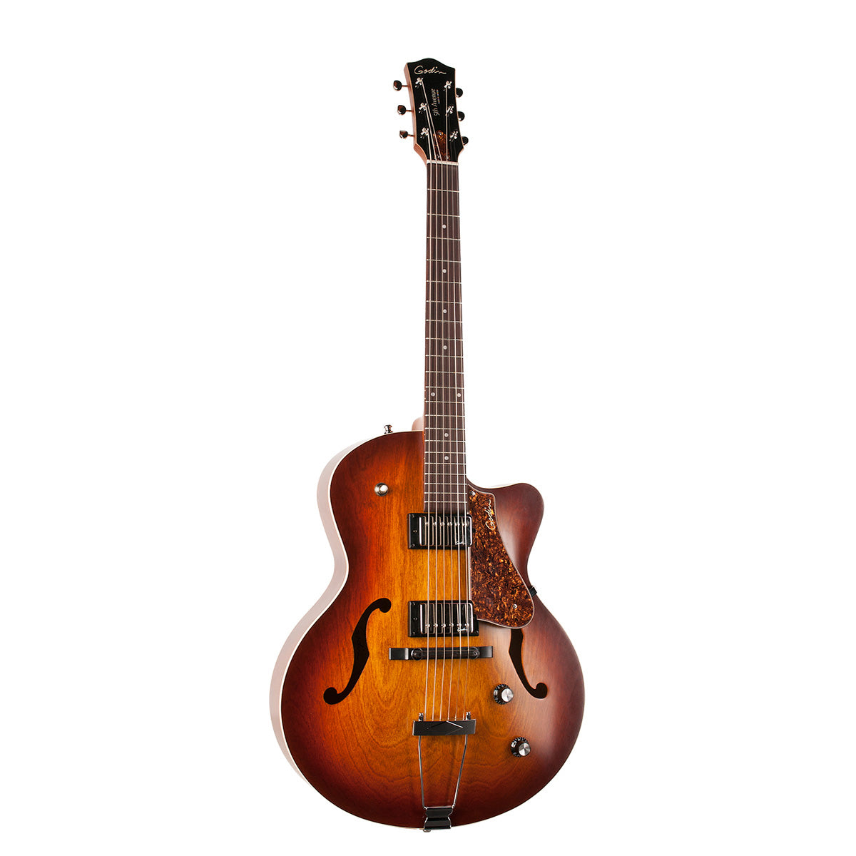 Đàn Guitar Điện Godin 5th Avenue CW Kingpin II HB Cognac Burst - Việt Music