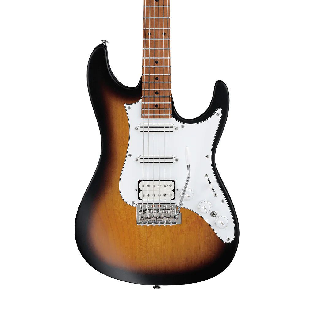 Đàn Guitar Điện Ibanez ATZ10P-Premium Series Andy Timmons HHH Roasted Maple Fingerboard, Sunburst Matte - Việt Music
