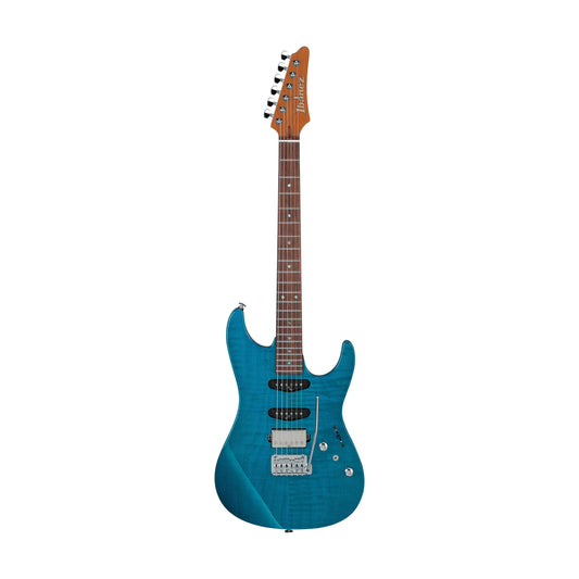 Đàn Guitar Điện Ibanez MMN1 - Martin Miller Signature HSS, Maple Fingerboard, Transparent Aqua - Việt Music