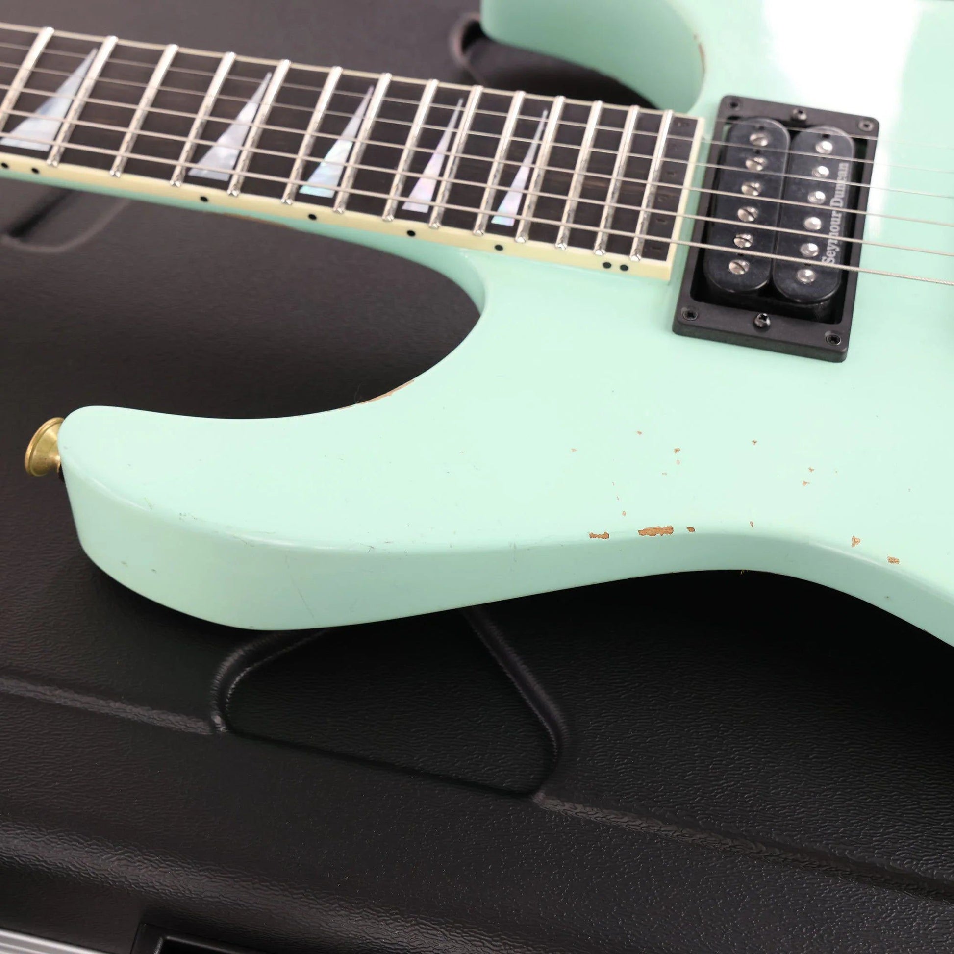 Đàn Guitar Điện Jackson Custom Shop Music Zoo Exclusive Nitro Aged SL2H-V Soloist Surf Green - Qua Sử Dụng - Việt Music