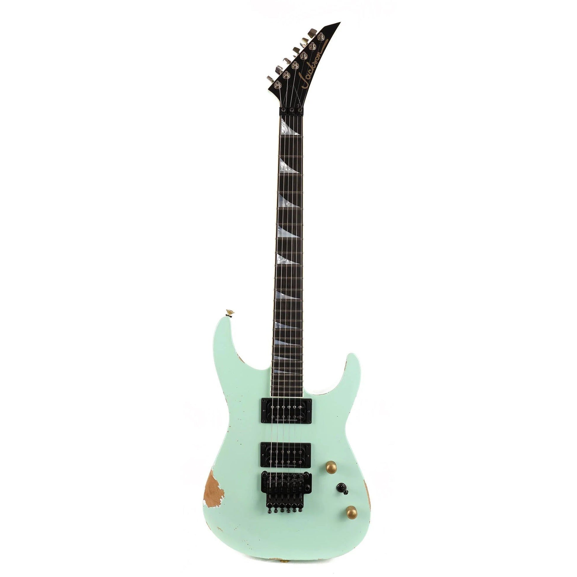 Đàn Guitar Điện Jackson Custom Shop Music Zoo Exclusive Nitro Aged SL2H-V Soloist Surf Green - Qua Sử Dụng - Việt Music