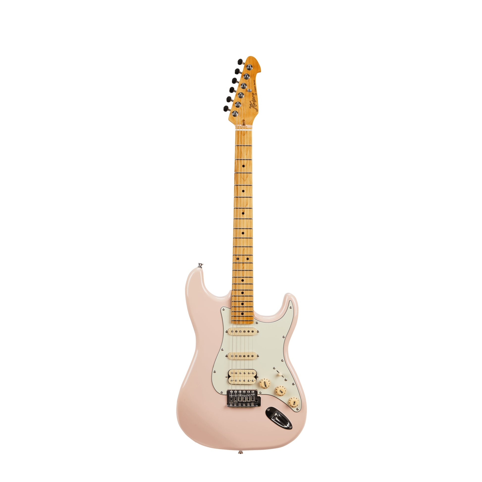 Đàn Guitar Điện Keipro Classic Series S-S-H Maple Fingerboard ST, Pink - Việt Music