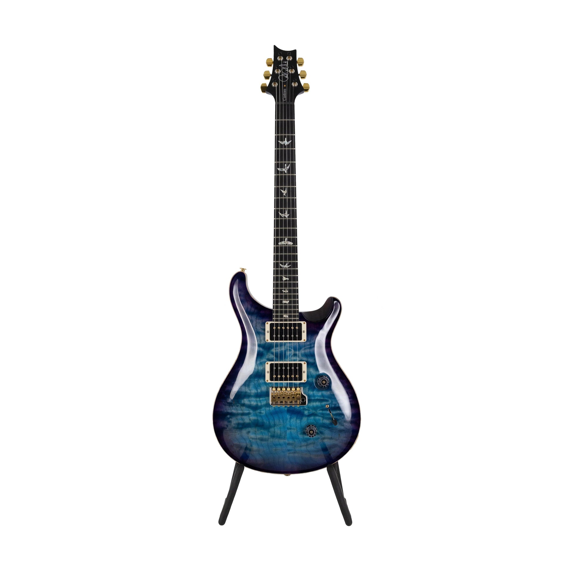 Đàn Guitar Điện PRS Custom 24 Quilt 10-Top w/Pattern Thin Neck, Aquableux Purple Burst - Việt Music