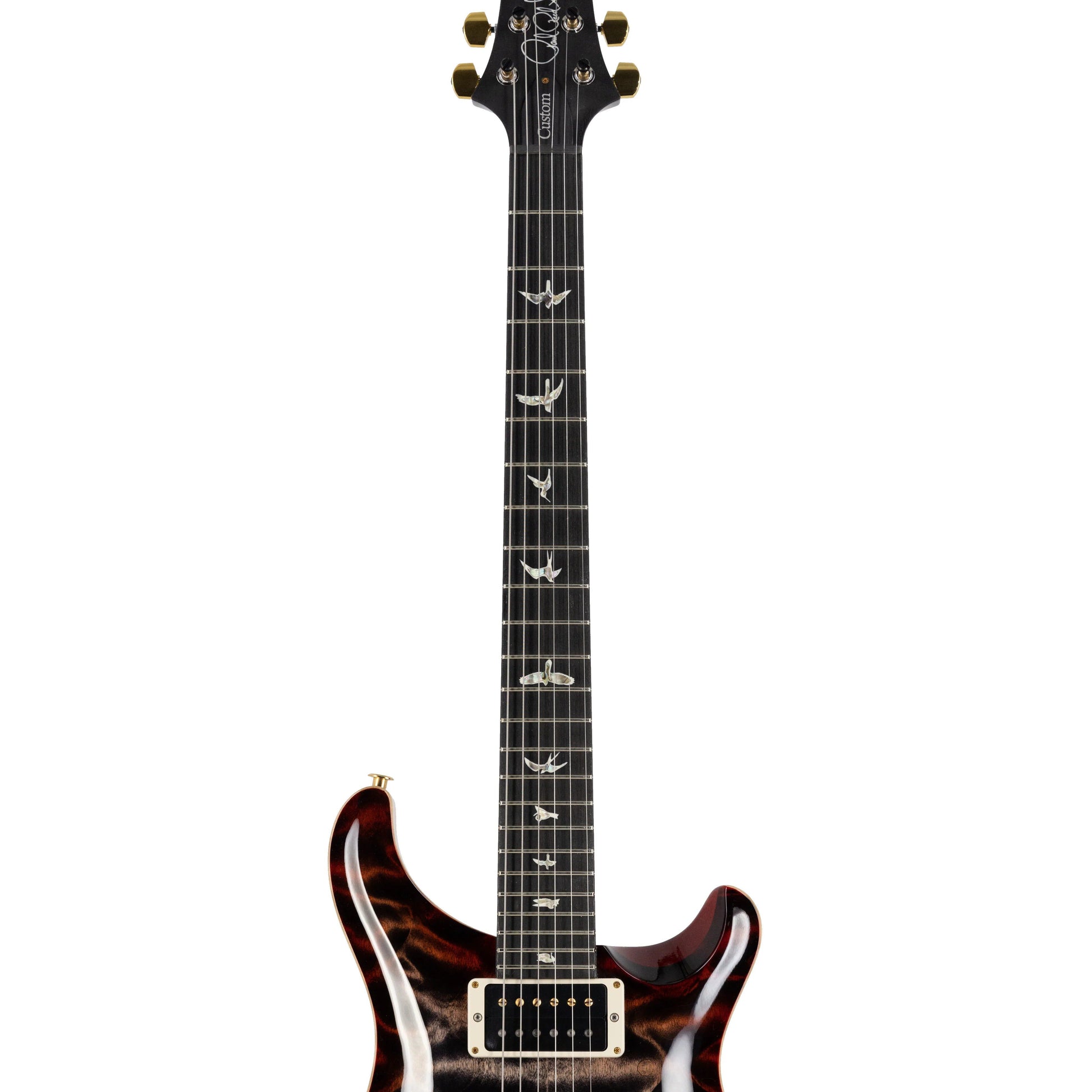 Đàn Guitar Điện PRS Custom 24 Quilt 10-Top w/Pattern Thin Neck, Charcoal Cherry Burst - Việt Music