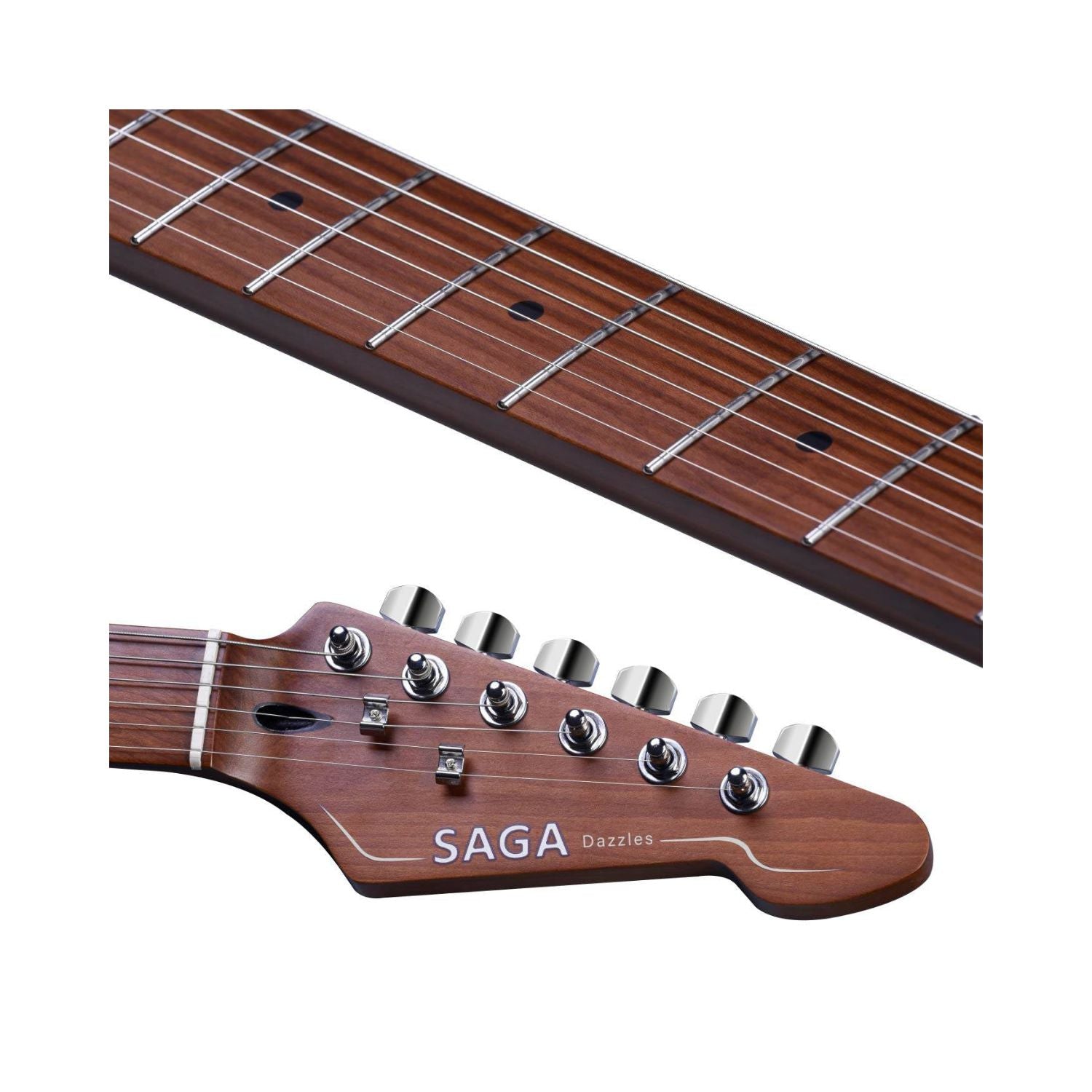 Đàn Guitar Điện Saga SMF1314 Stratocaster HSS, Maple Fingerboard - Việt Music