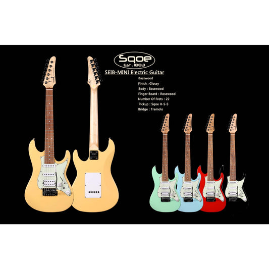Đàn Guitar Điện Sqoe SEIB Mini - Việt Music