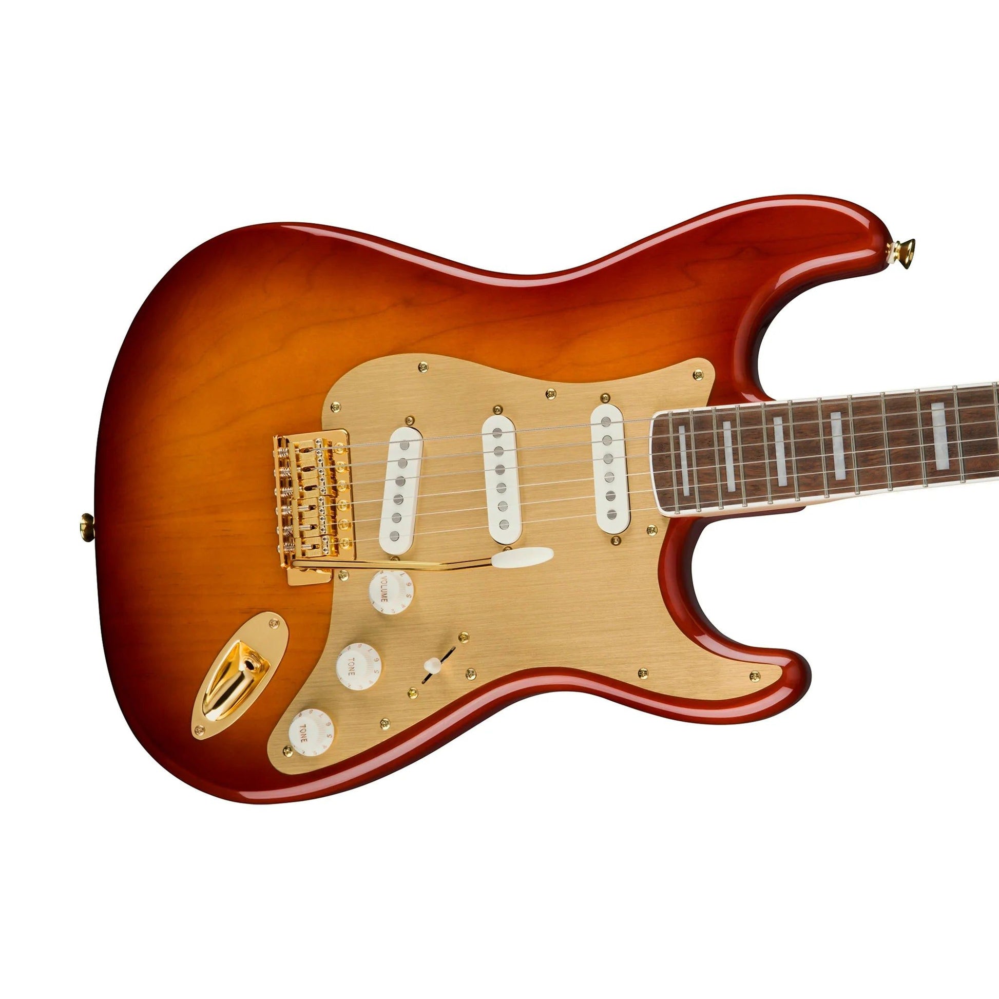 Đàn Guitar Điện Squier 40th Anniversary Gold Edition Stratocaster, SSS Indian Laurel Fingerboard - Việt Music