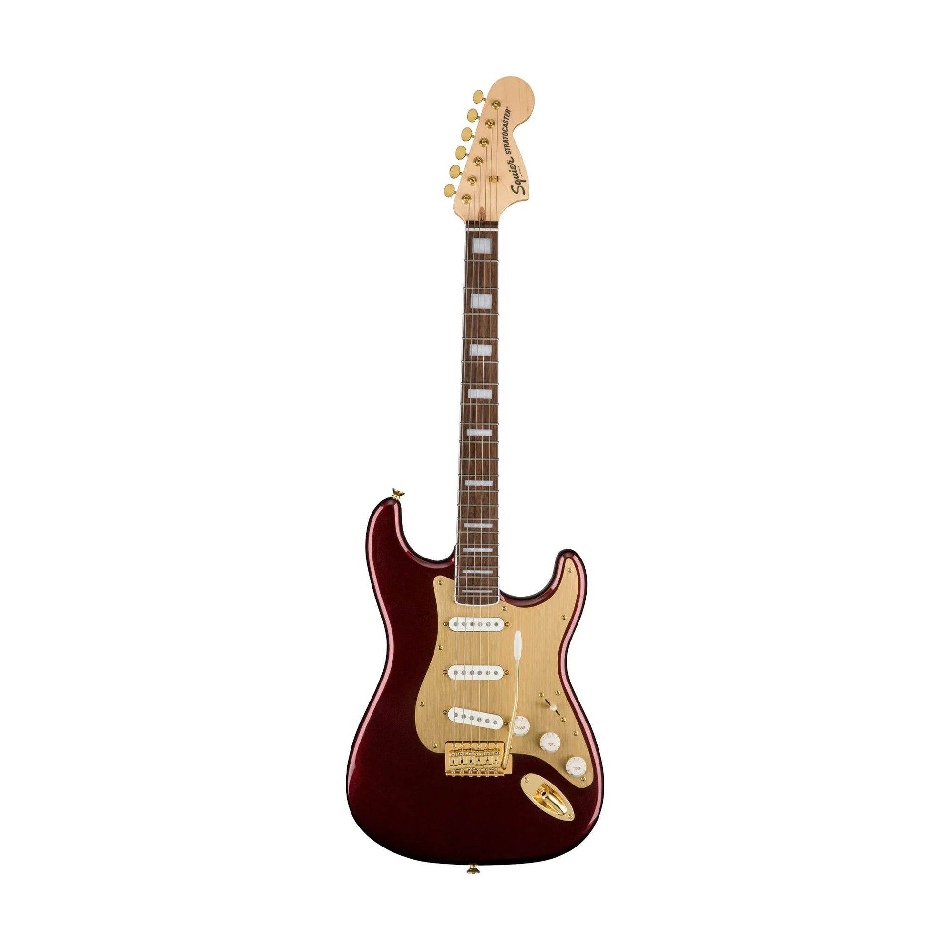 Đàn Guitar Điện Squier 40th Anniversary Gold Edition Stratocaster, SSS Indian Laurel Fingerboard - Việt Music