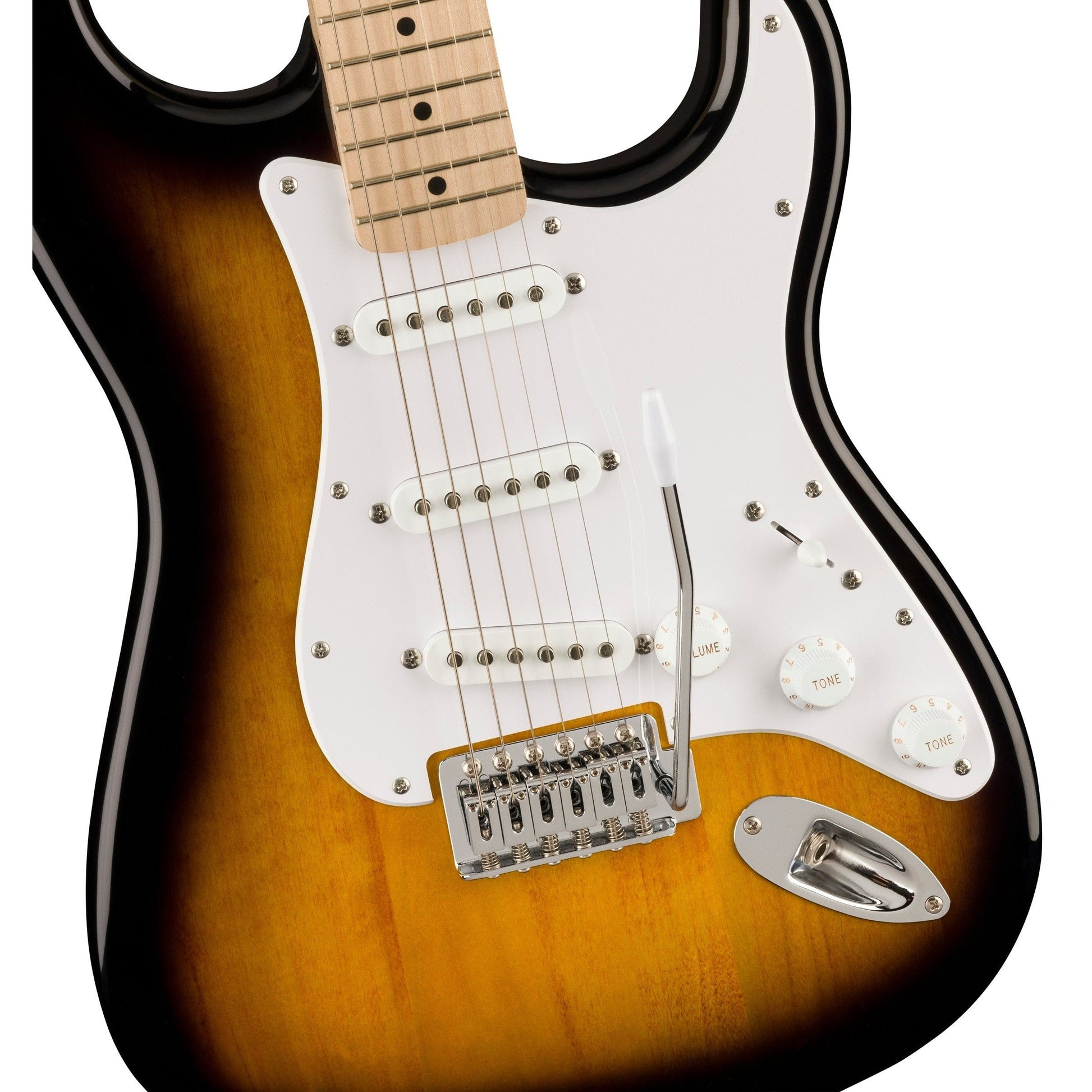 Đàn Guitar Điện Squier Sonic Stratocaster Pack SSS, Maple Fingerboard, 2 - Color Sunburst - Việt Music