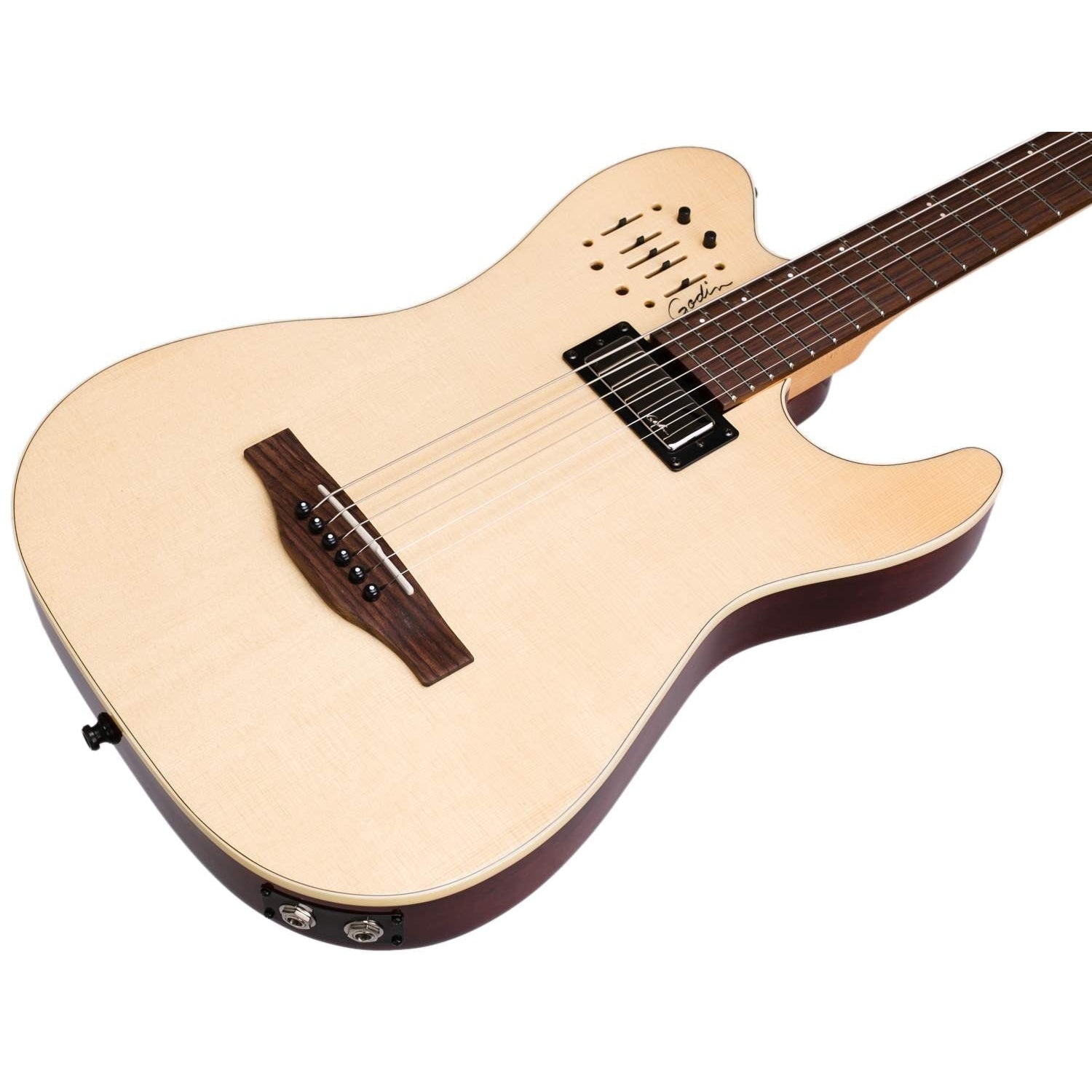 Đàn Guitar Silent Acoustic Godin Acousticaster Natural Deluxe RN - Việt Music