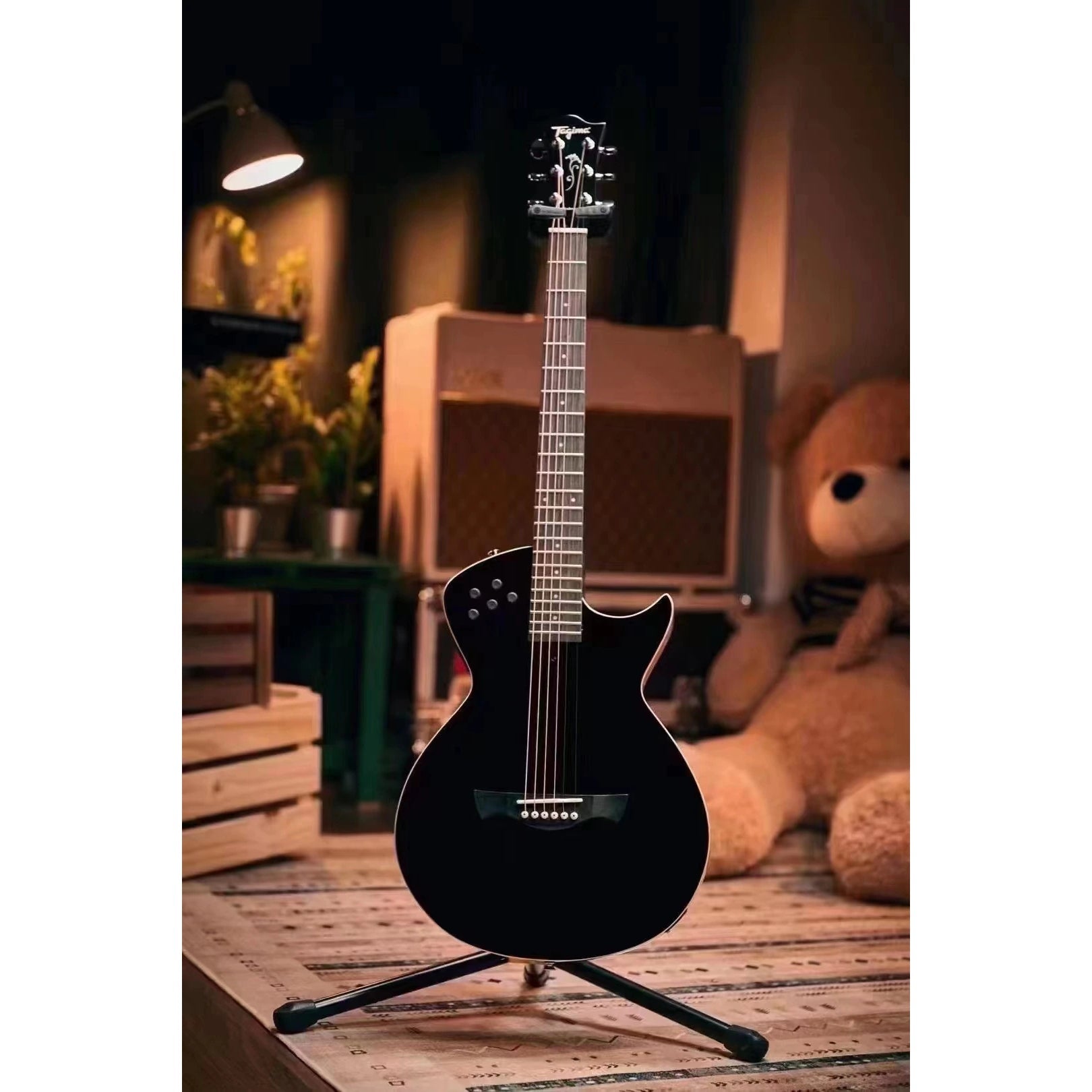 Đàn Guitar Điện Tagima Modena Steel Black - Việt Music