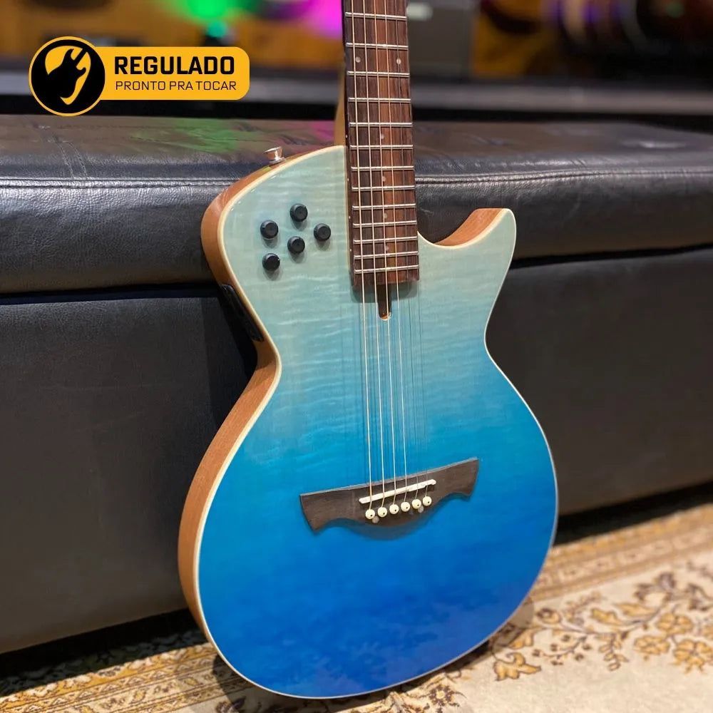 Đàn Guitar Điện Tagima Modena Steel Blue Fade - Việt Music