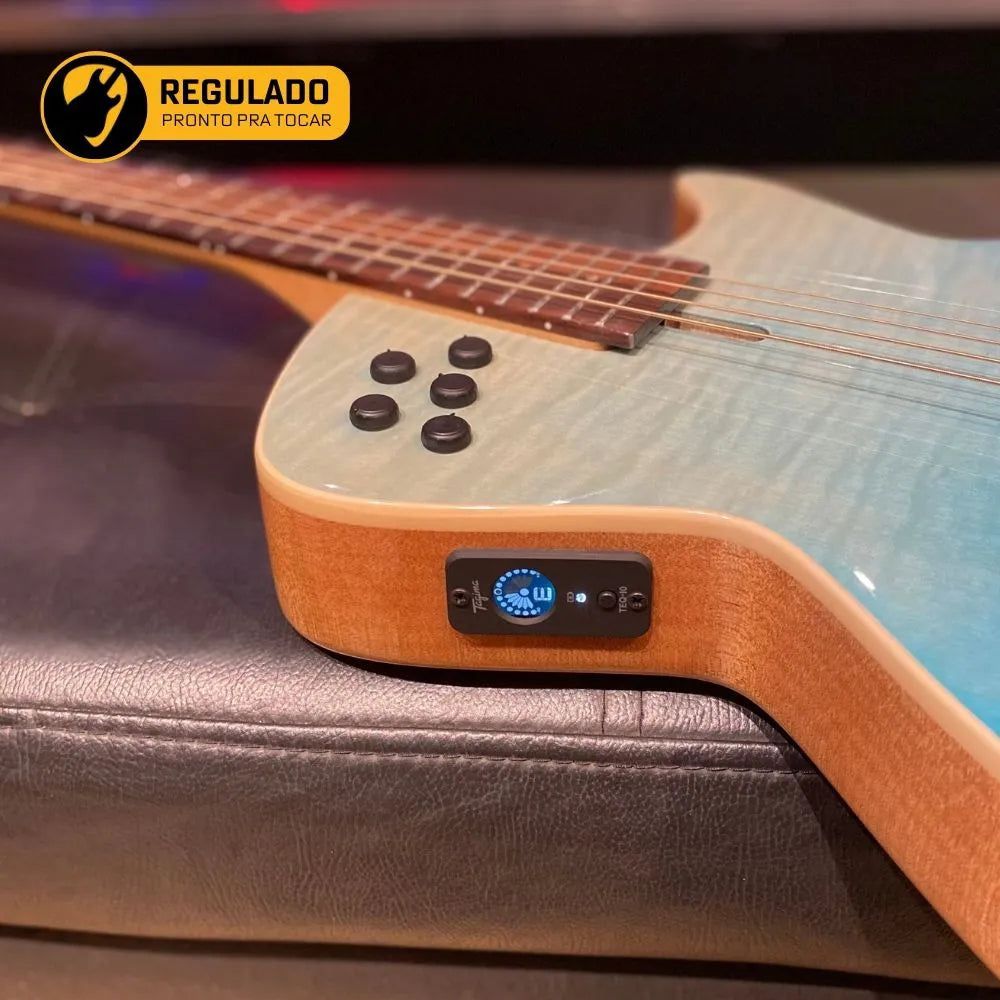 Đàn Guitar Điện Tagima Modena Steel Blue Fade - Việt Music