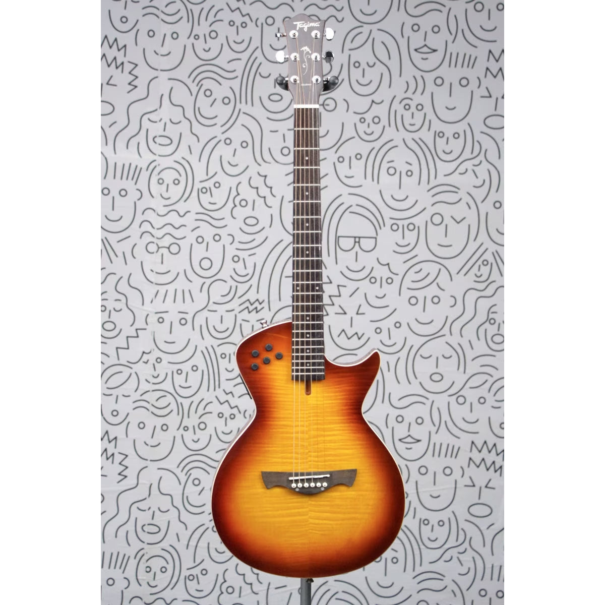 Đàn Guitar Điện Tagima Modena Steel Cherryburst - Việt Music