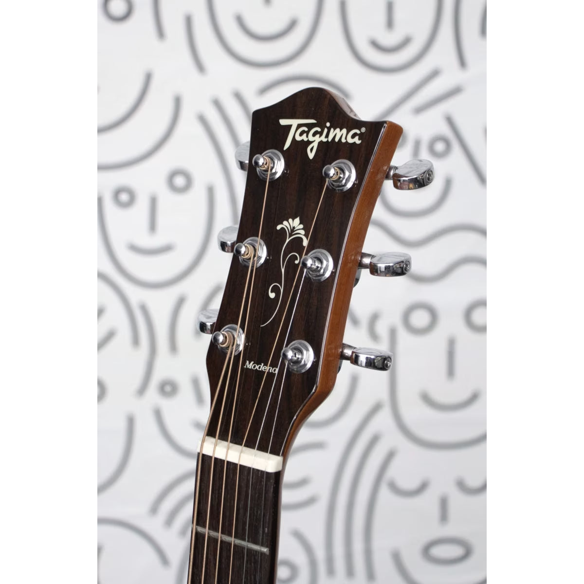 Đàn Guitar Điện Tagima Modena Steel Cherryburst - Việt Music