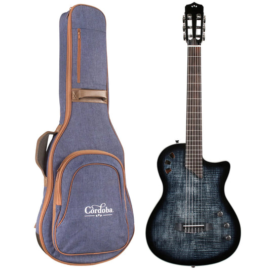 Đàn Guitar Silent Classic Cordoba Stage Black Burst - Việt Music