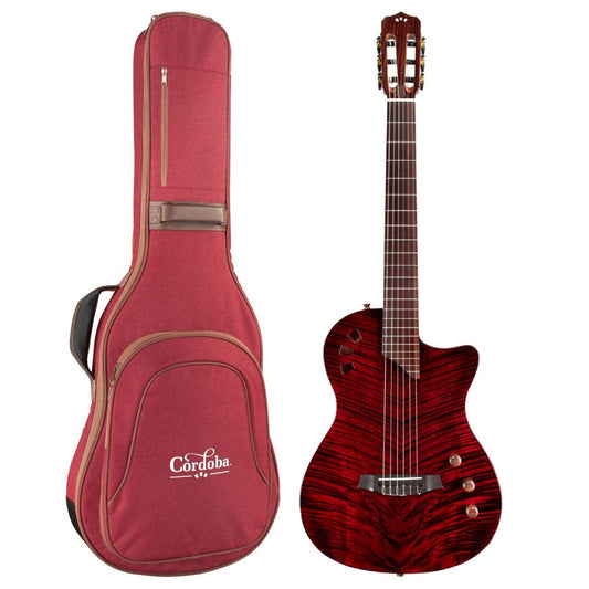 Đàn Guitar Silent Classic Cordoba Stage Limited Garnet - Việt Music