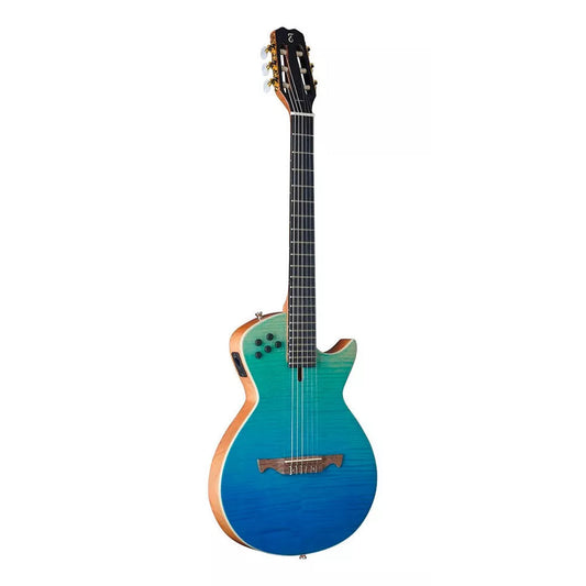 Đàn Guitar Điện Tagima Modena Nylon Blue Fade - Việt Music