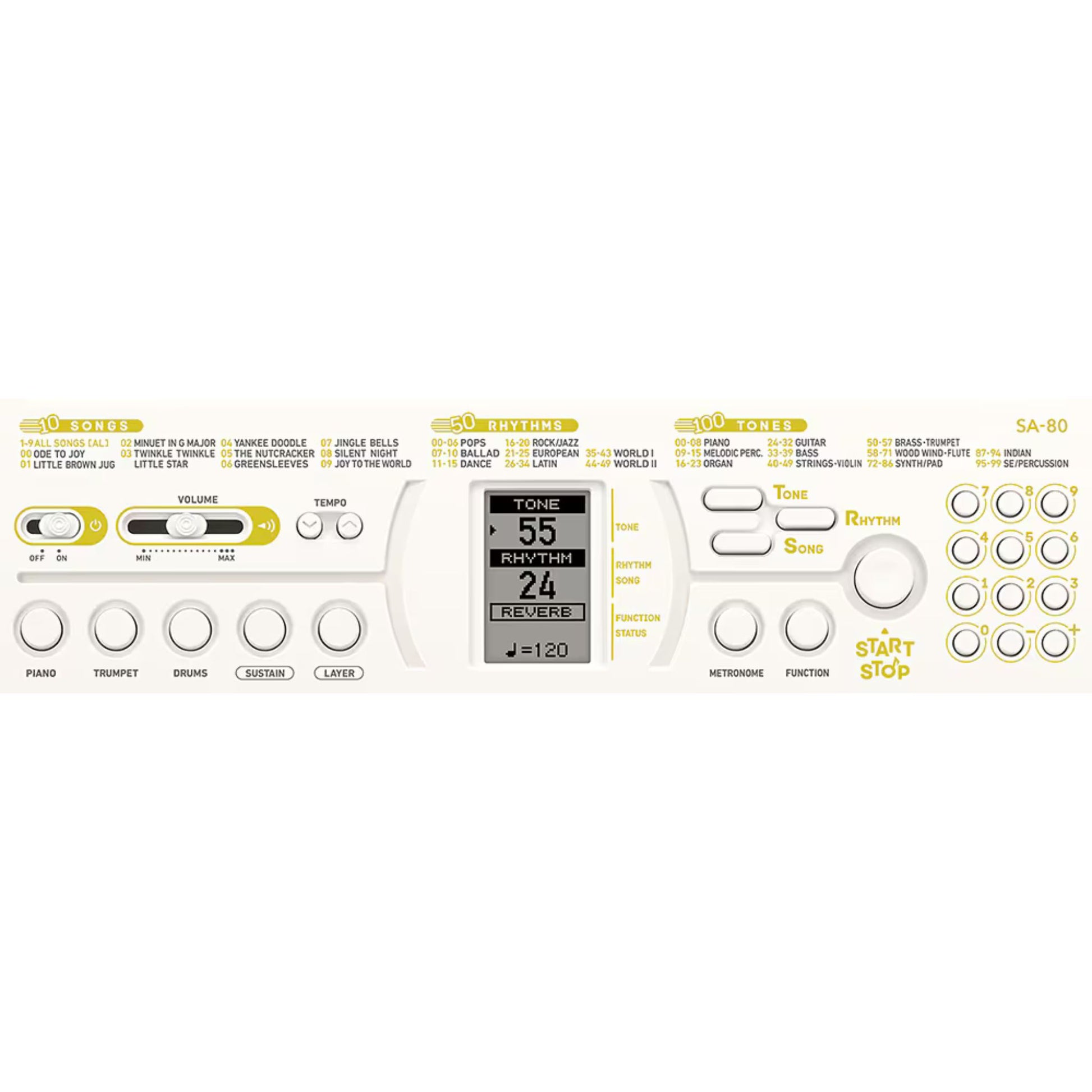 Đàn Organ Casio SA-80 - Việt Music