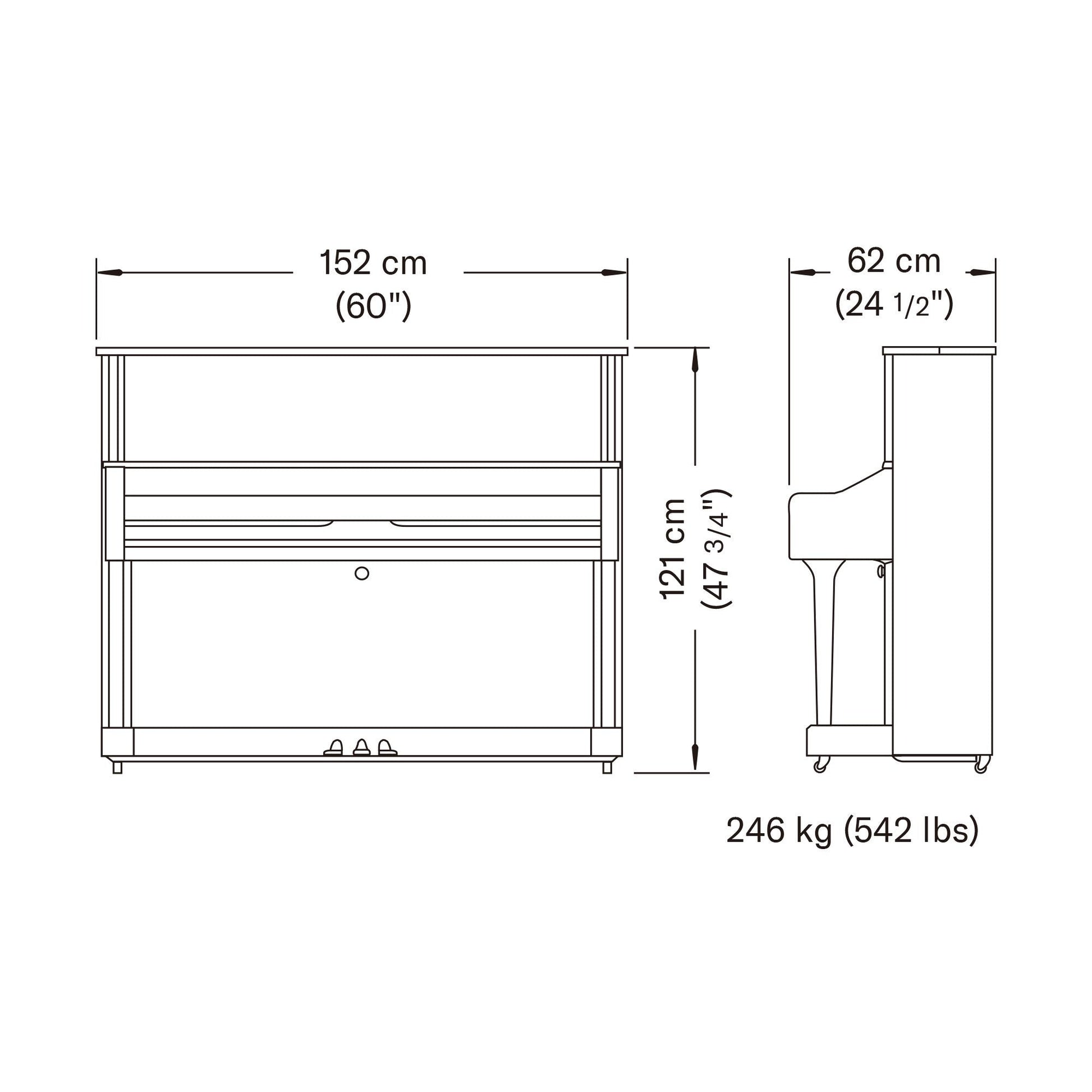 Đàn Piano Cơ Upright Yamaha U1J - Việt Music