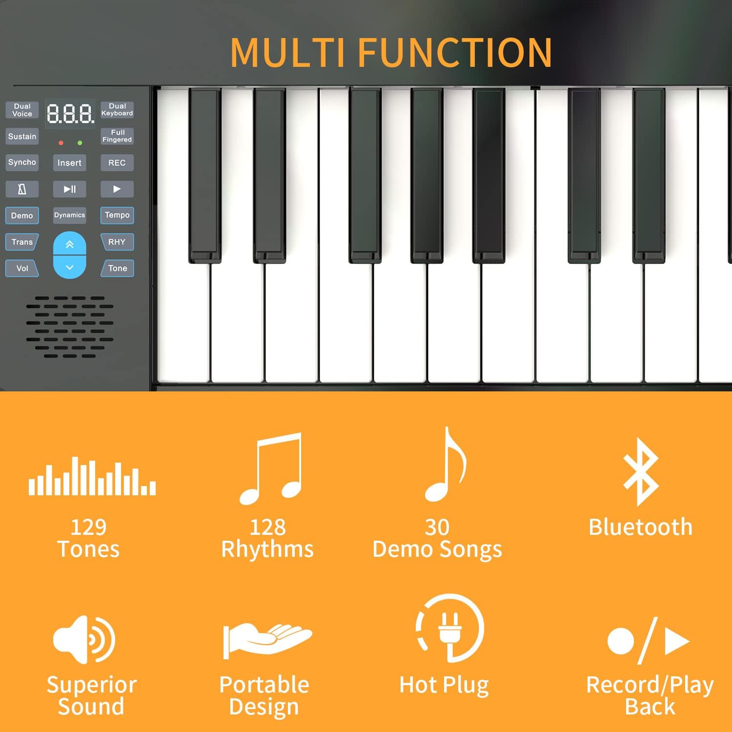 Đàn Piano Điện Konix PJ61Z - Việt Music