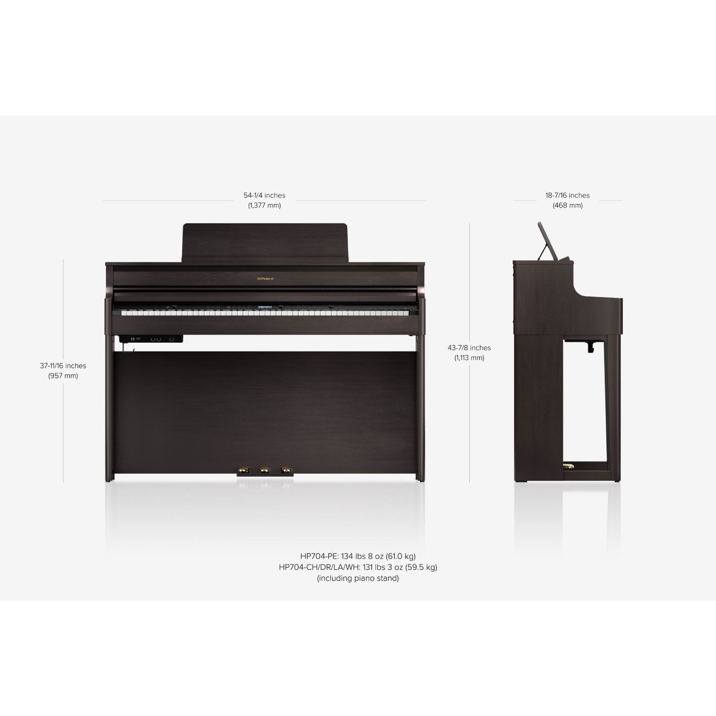 Đàn Piano Điện Roland HP-704 - Qua Sử Dụng - Việt Music