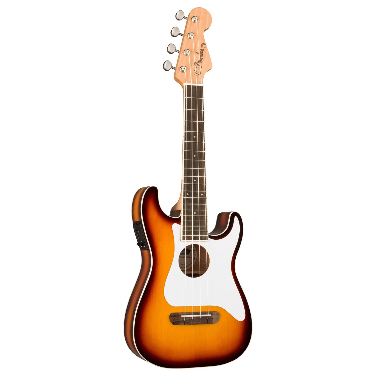 Đàn Ukulele Fender Fullerton Strat FB Walnut Concert, Sunburst - Việt Music