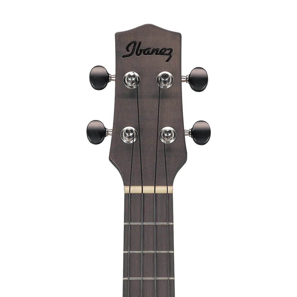 Đàn Ukulele Ibanez UEW12E-UEW Concert Black Ice Flat AEQ-2U - Việt Music