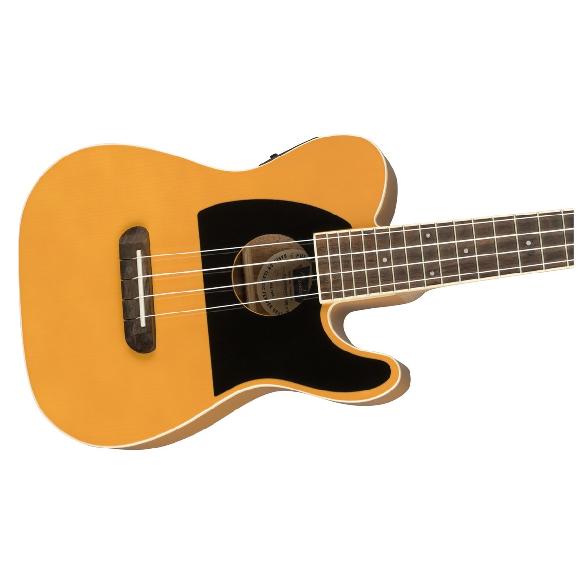 Đàn Ukulele Fender Fullerton Tele FB Walnut Concert, Butterscotch Blonde - Việt Music