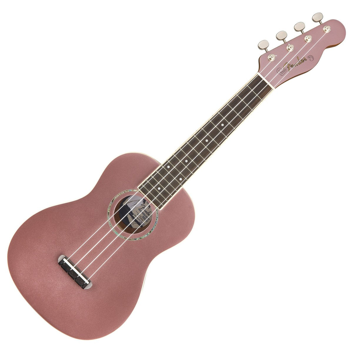 Đàn Ukulele Fender Zuma Classic FB Walnut Concert, Burgundy Mist - Việt Music