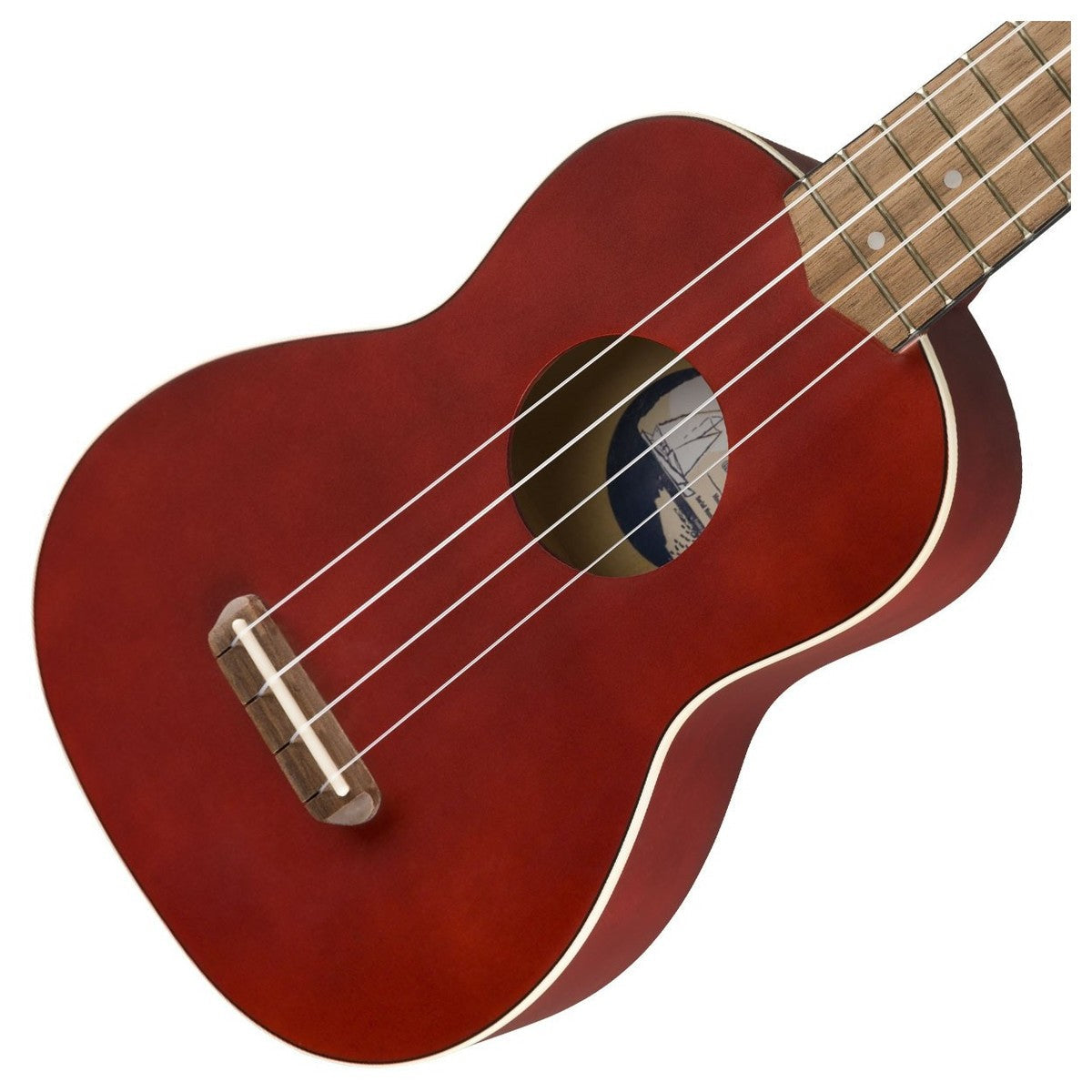 Đàn Ukulele Fender Venice FB Walnut Soprano, Cherry - Việt Music