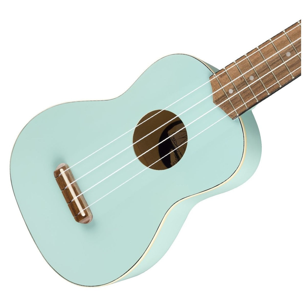 Đàn Ukulele Fender Venice FB Walnut Soprano, Daphne Blue - Việt Music