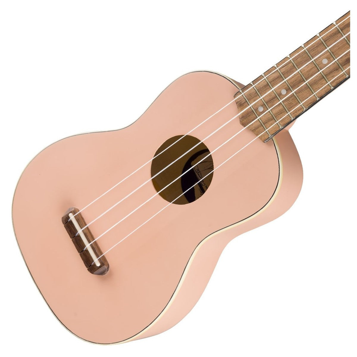 Đàn Ukulele Fender Venice FB Walnut Soprano, Shell Pink - Việt Music