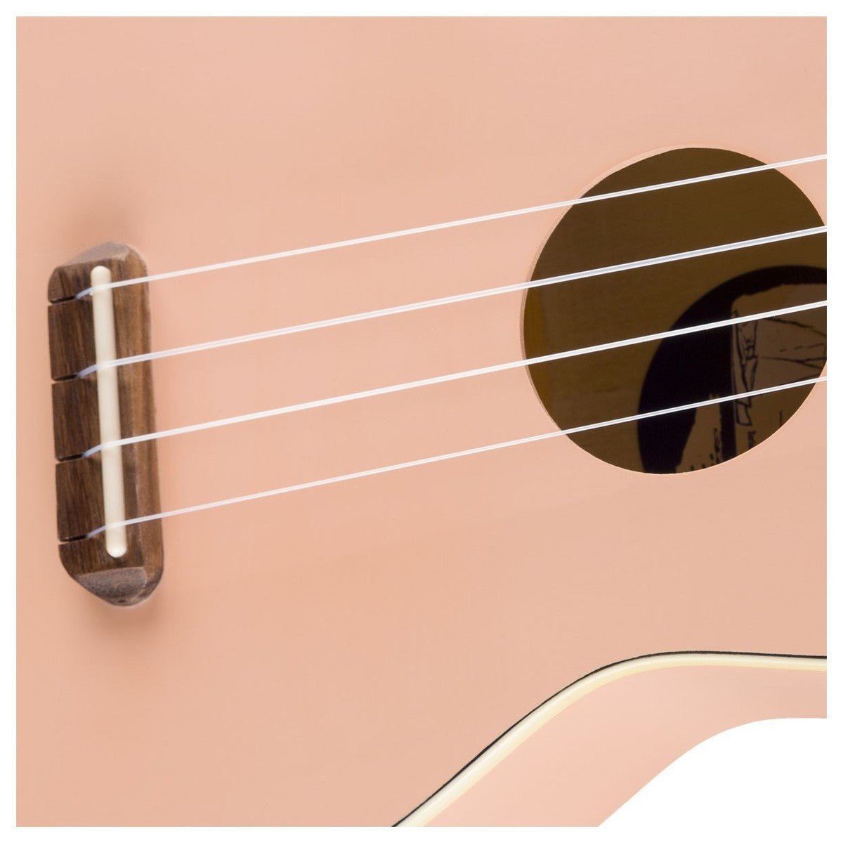 Đàn Ukulele Fender Venice FB Walnut Soprano, Shell Pink - Việt Music