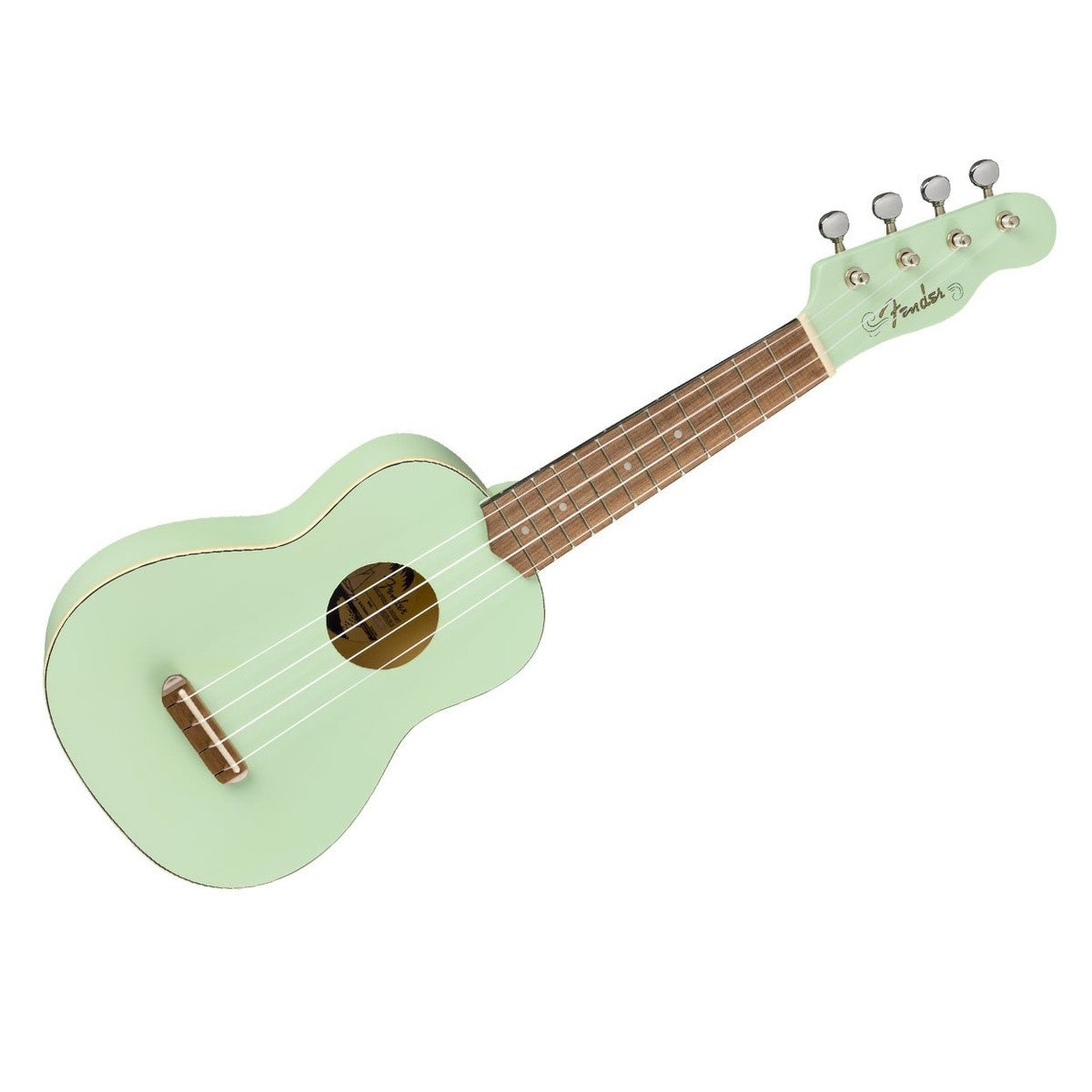 Đàn Ukulele Fender Venice FB Walnut Soprano, Surf Green - Việt Music