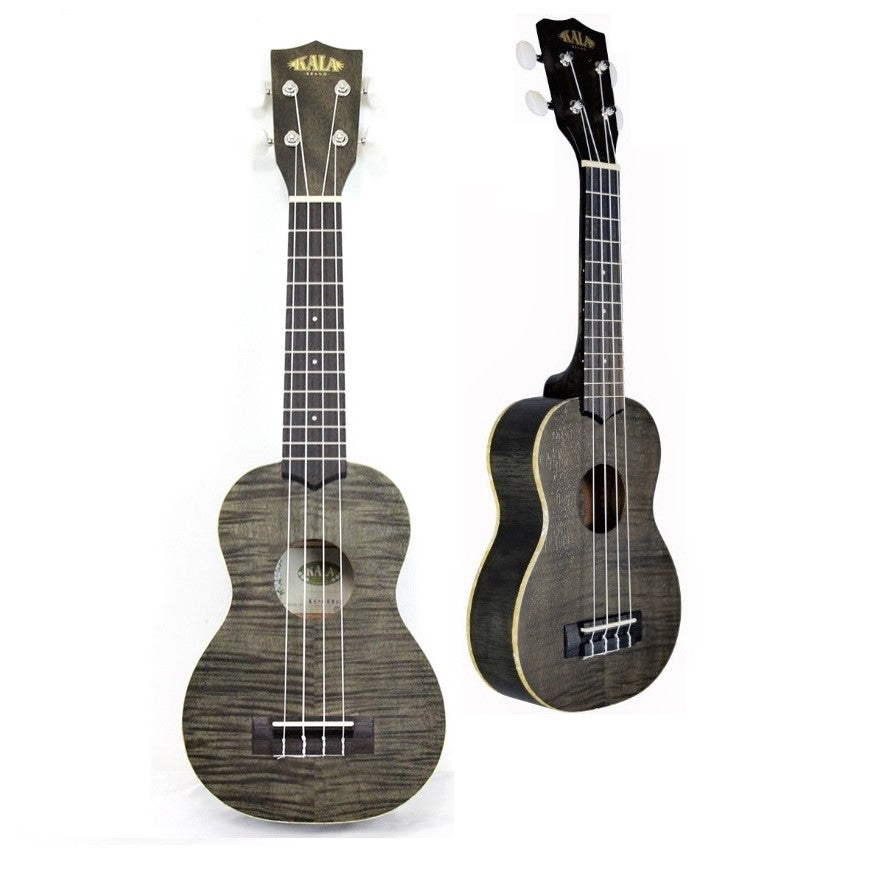 Đàn Ukulele Soprano Kala Exotic Mahogany, Transparent Black KA-SEMBK - Việt Music