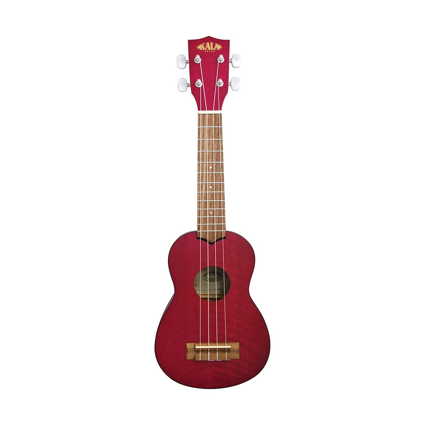 Đàn Ukulele Soprano Kala Exotic Mahogany, Transparent Magenta KA-SEMM - Việt Music