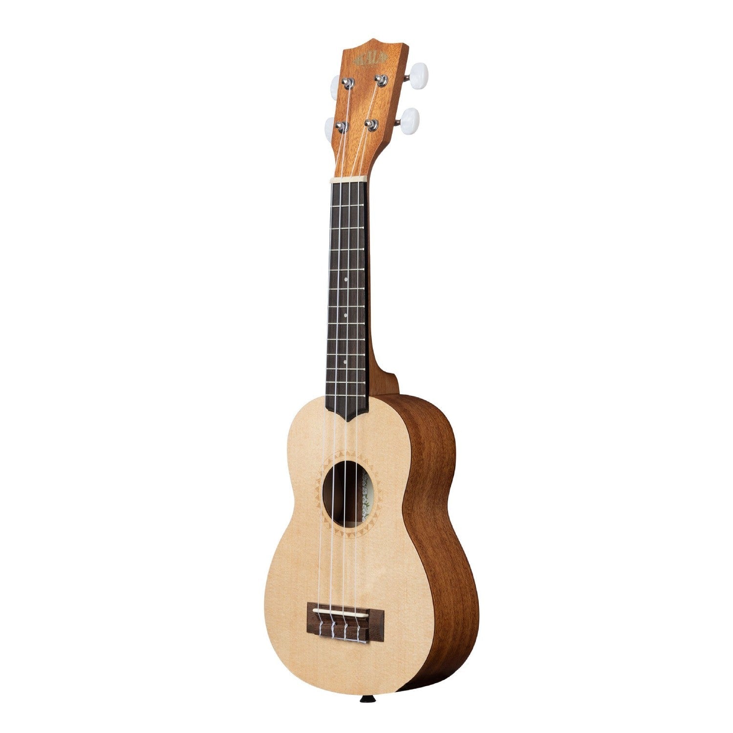 Đàn Ukulele Soprano Kala Satin Mahogany Spruce Top KA-15S-S - Việt Music