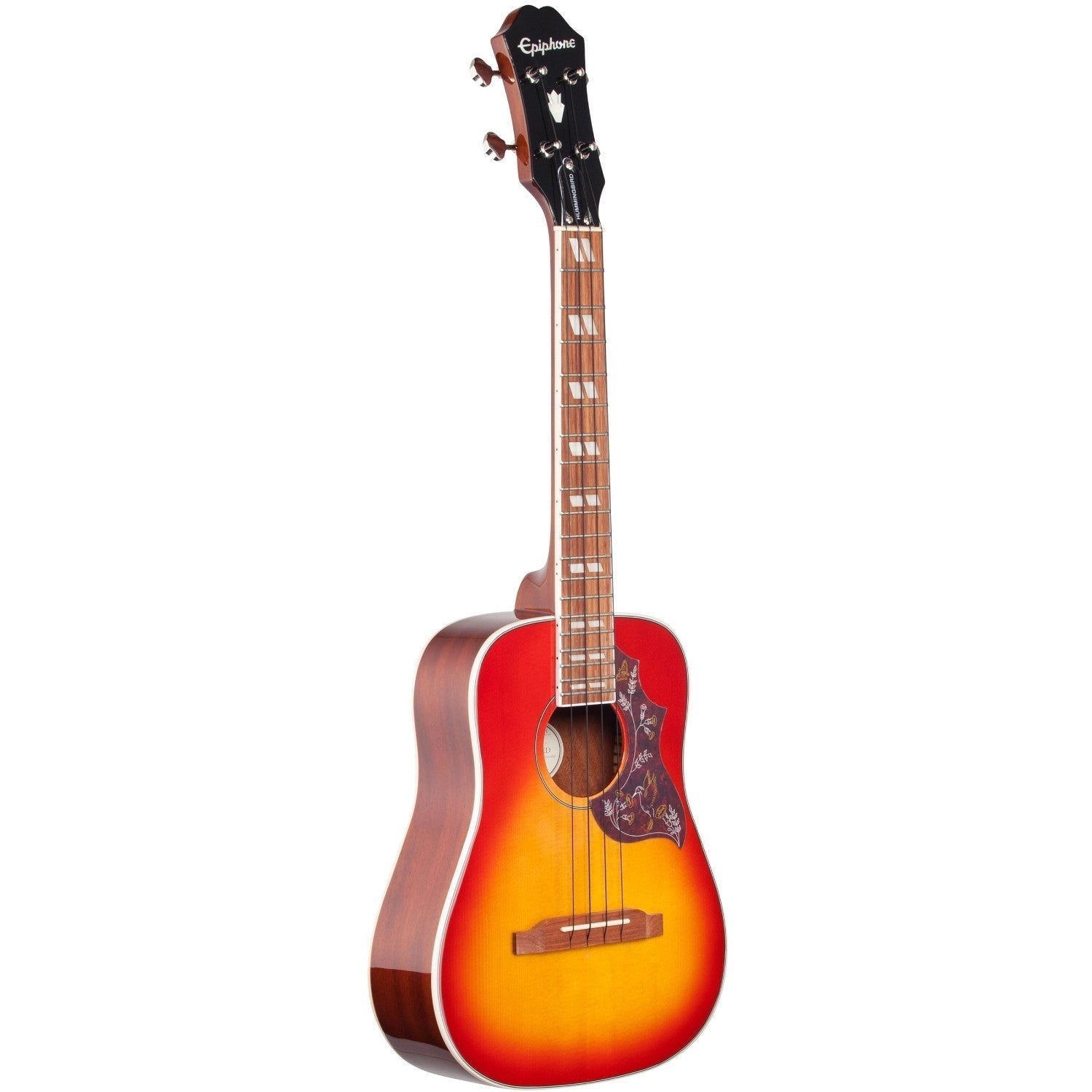 Đàn Ukulele Epiphone Hummingbird Tenor, Faded Cherry - Việt Music