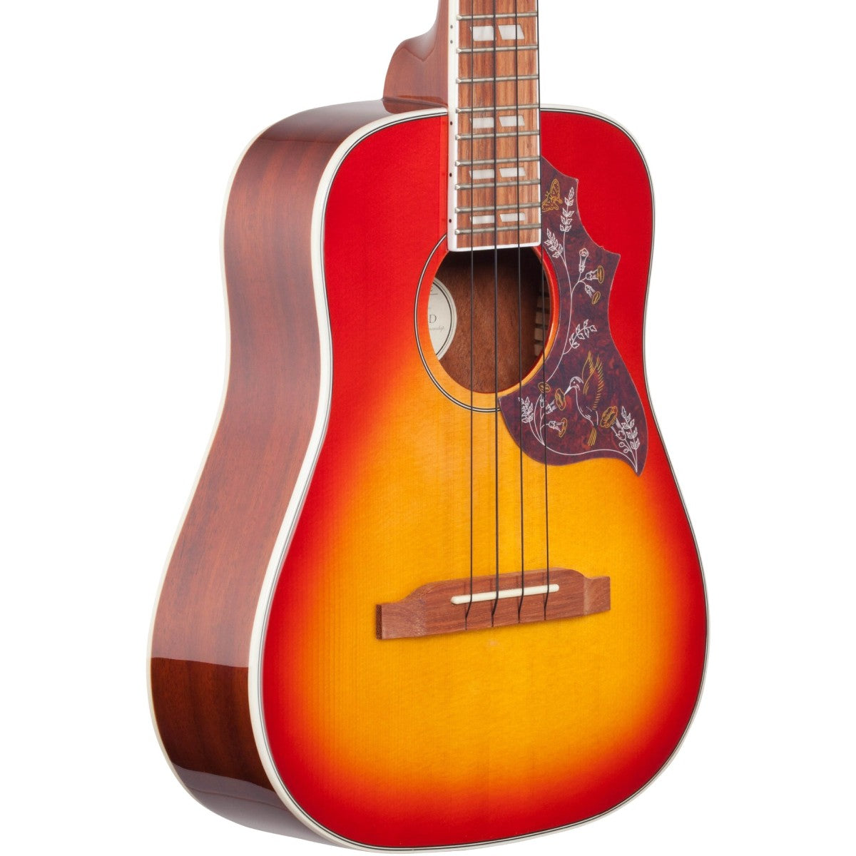 Đàn Ukulele Epiphone Hummingbird Tenor, Faded Cherry - Việt Music