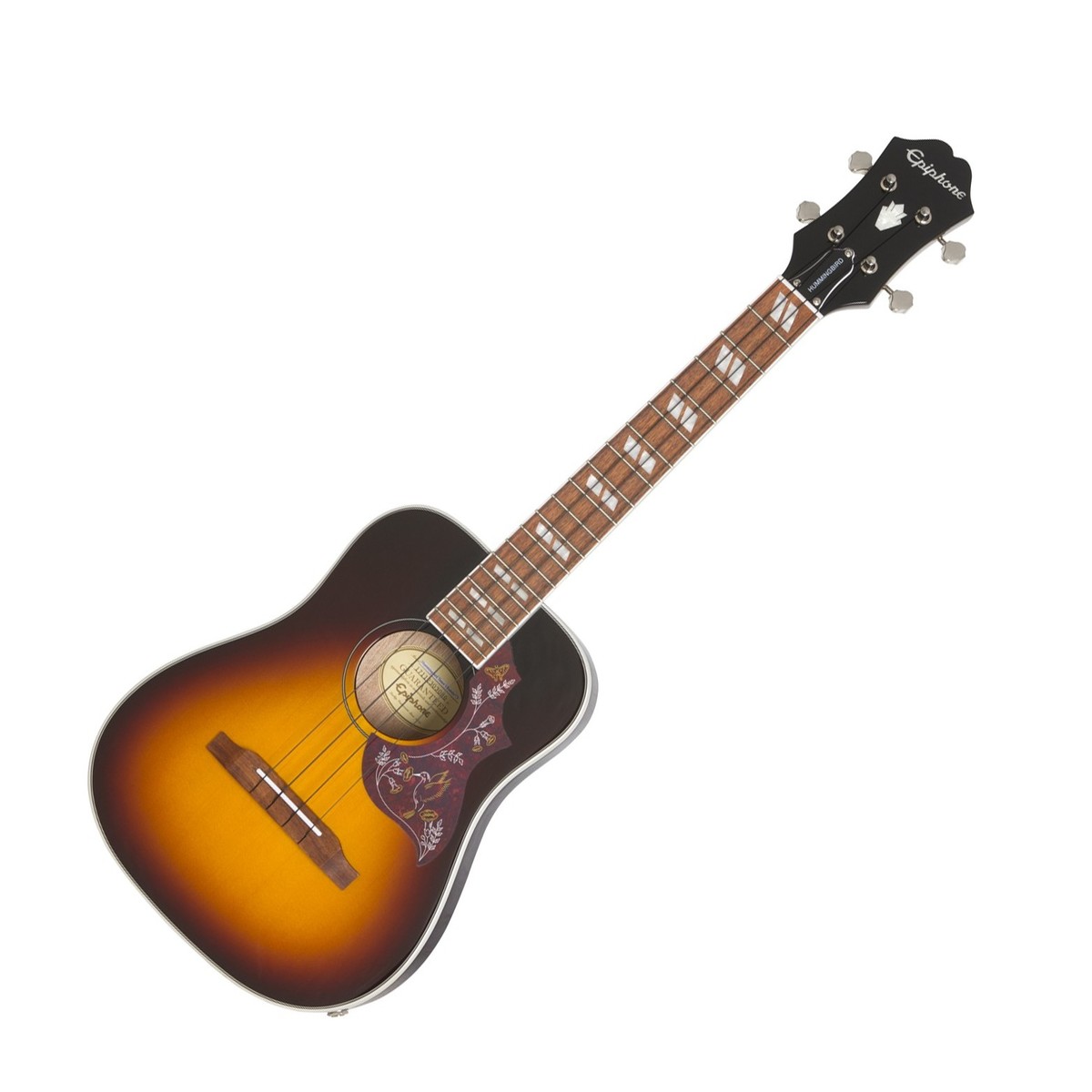 Đàn Ukulele Epiphone Hummingbird Tenor, Tobacco Sunburst - Việt Music