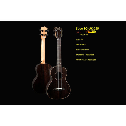 Đàn Ukulele Tenor Sqoe SQ-UK-26R - Việt Music