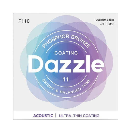 Dây Đàn Guitar Acoustic Saga Dazzle Coating Phosphor Bronze - Việt Music