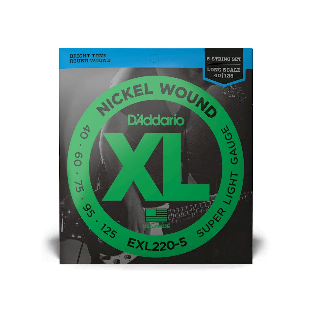 Dây Đàn Guitar Bass D'Addario XL Nickel - Việt Music