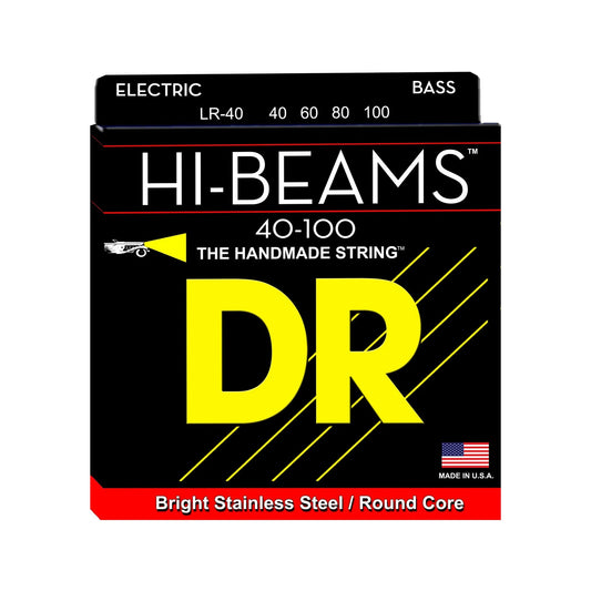 Dây Đàn Guitar Bass DR Strings LR-40 Hi-Beam Stainless Steel - Việt Music