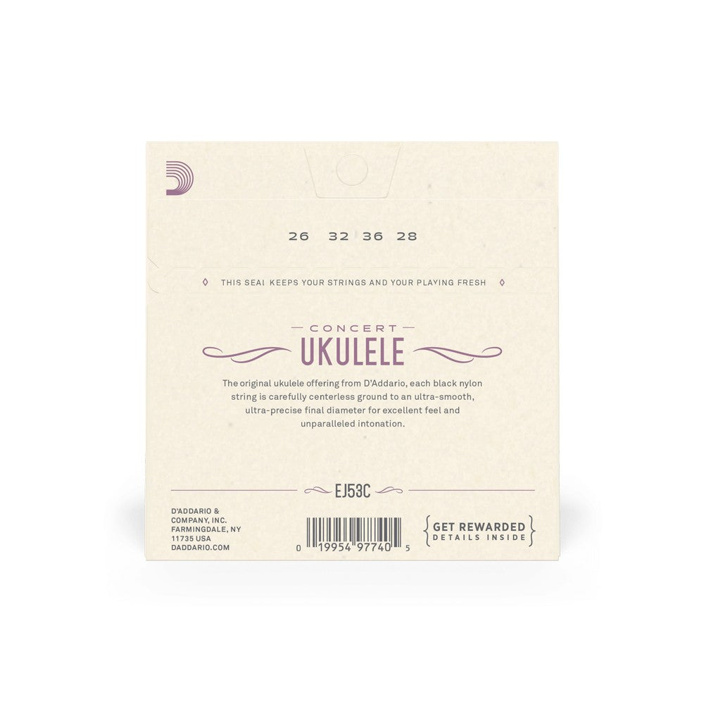 Dây Đàn Ukulele D’Addario Pro-Arté Black Nylon - Việt Music