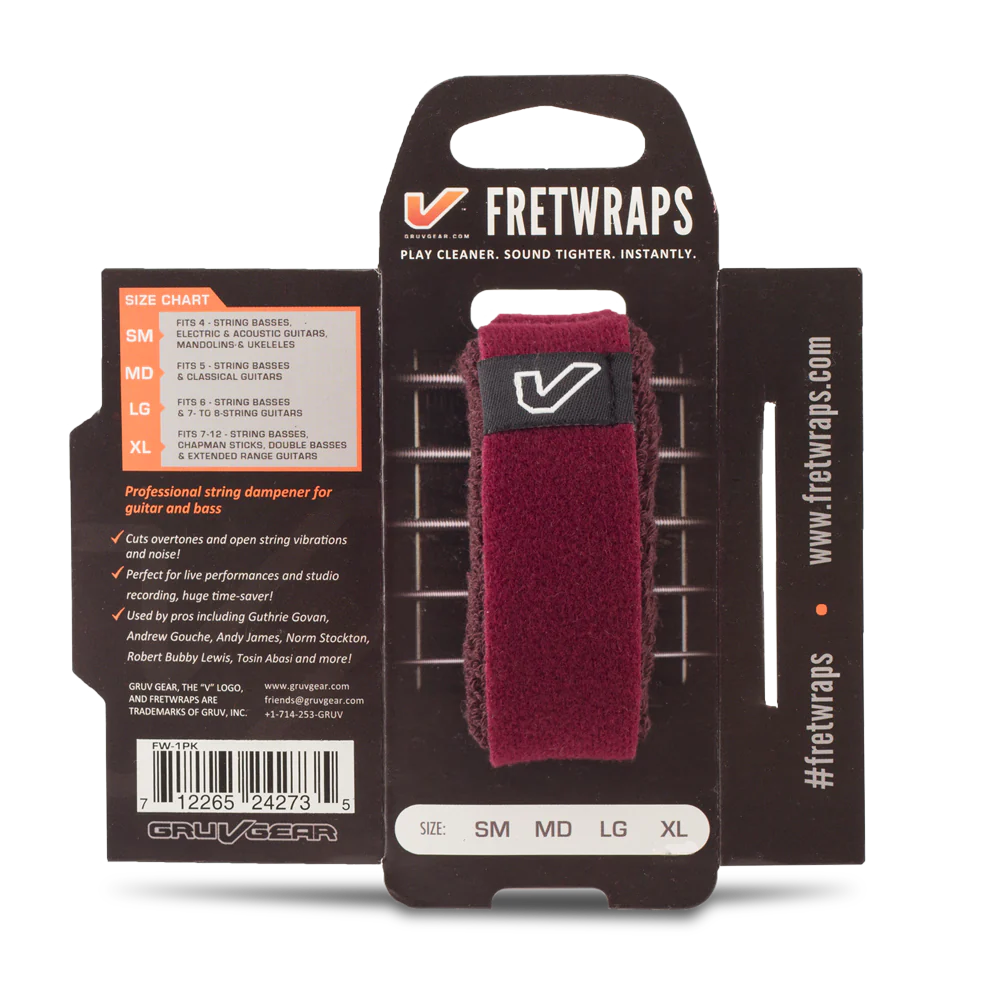 FretWraps Gruv Gear Wine (Burgundy) - Việt Music