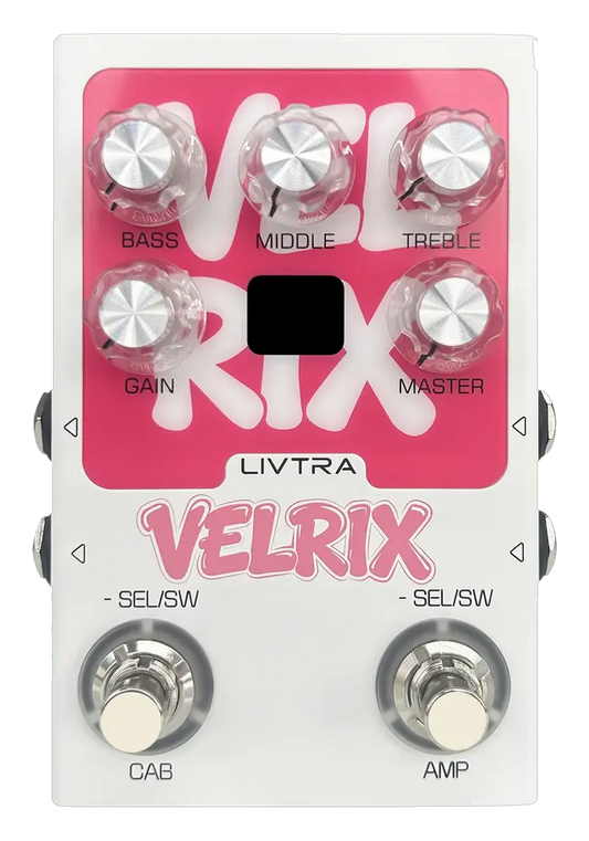 Pedal Guitar Livtra Velrix - AMP & IR Pedal