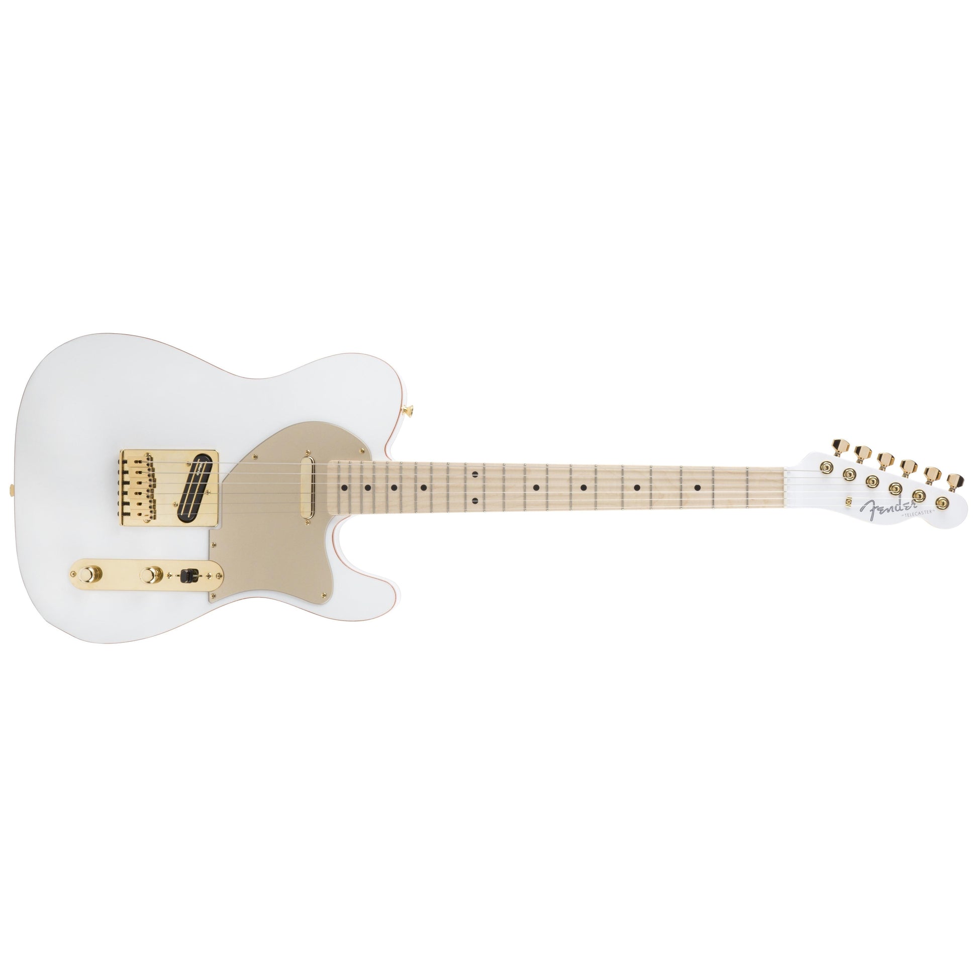 Đàn Guitar Điện Fender Artist Haruna Telecaster HS, Maple Fingerboard, Arctic White - Việt Music