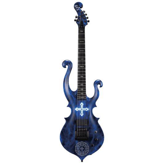 Đàn Guitar Điện ESP Signature Mana Jeune Fille X Lazuli -Cross Ray- H, Maple Fingerboard